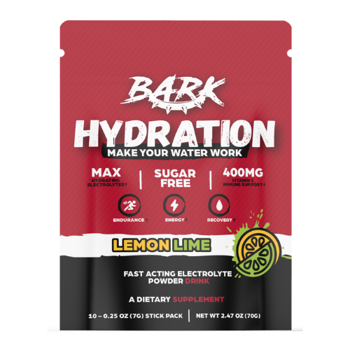 BARK Hydration – Lemon Lime - Sugar Free Electrolyte Drink Mix | 10 Stick Packs