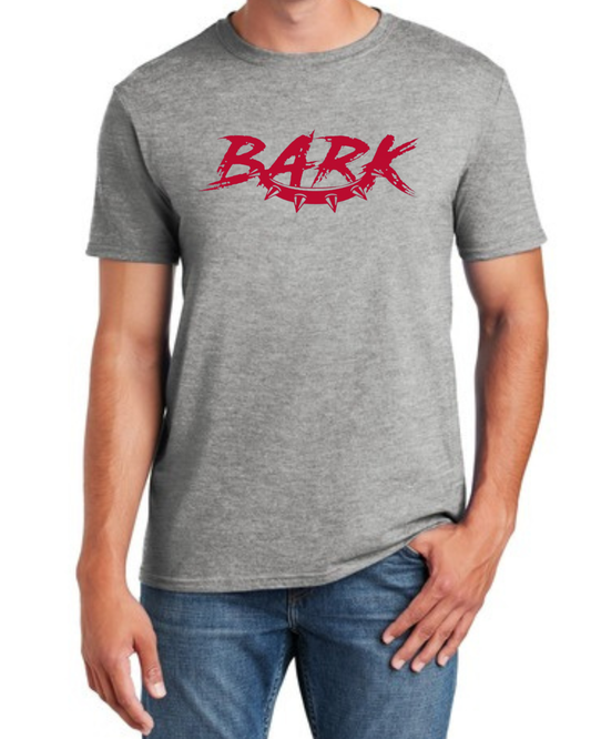 BARK Performance Tee – Heather Grey (Gildan 64000)
